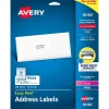 Avery Easy Peel Laser/Inkjet Address Labels, 1" x 2-5/8", White, 300 Labels/Pack (18660)* Address Labels
