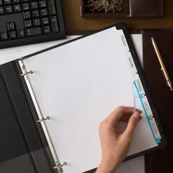 Avery EcoFriendly Index Maker Dividers, 5 Tab, White, 5/Pack (AVE11580) Sale