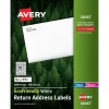 Avery EcoFriendly Laser/Inkjet Return Address Labels, 1/2" x 1-3/4", White, 8,000 Labels/Pack (48467)* Address Labels