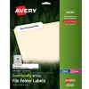 Avery EcoFriendly Laser/Inkjet File Folder Labels, 2/3" x 3-7/16", White, 750 Labels/Box (48266) Online