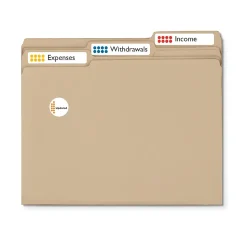 Avery EcoFriendly Laser/Inkjet File Folder Labels, 2/3