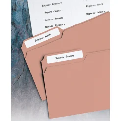Avery EcoFriendly Laser/Inkjet File Folder Labels, 2/3