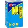 Avery Hi-Liter Desk Style Highlighters, Chisel Tip, Yellow, Dozen (24000) Online