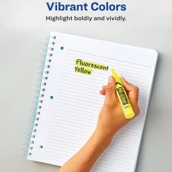 Avery Hi-Liter Desk Style Highlighters, Chisel Tip, Yellow, Dozen (24000) Online