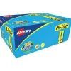 Avery Hi-Liter Desk-Style Highlighters, Fluorescent Yellow, Value Pack of 36 (98208)