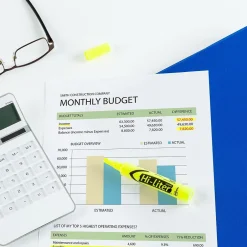 Avery Hi-Liter Desk-Style Highlighters, Fluorescent Yellow, Value Pack of 36 (98208)