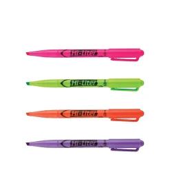 HI-LITER Avery Stick Highlighters, Chisel, Assorted, 6/Pack (23565) Clearance