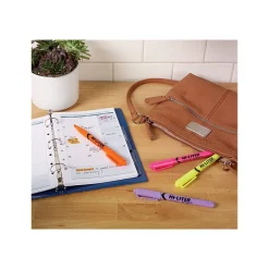 HI-LITER Avery Stick Highlighters, Chisel, Assorted, 6/Pack (23565) Clearance