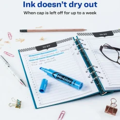 HI-LITER Avery Tank Highlighters, Chisel Tip, Blue, Dozen (07746) Online