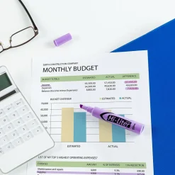 Avery Hi-Liter Tank Highlighter, Chisel Tip, Purple, Dozen (24060) Online