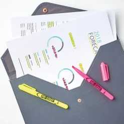 Avery Hi-Liter Tank Highlighter, Chisel Tip, Assorted, 24/Pack (29862) Clearance