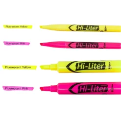 Avery Hi-Liter Tank Highlighter, Chisel Tip, Assorted, 24/Pack (29862) Clearance