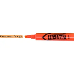 Avery Hi-Liter Tank Highlighters, Chisel, Orange, Dozen (24050) Best