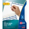 Avery Index Maker Paper Dividers with Print & Apply Label Sheets, 3 Tabs, White, 5 Sets/Pack (11435) Best