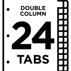 Avery Index Maker Print & Apply Dividers, 24-Tab, White, Set (13151) Hot