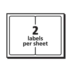 Avery Internet Laser/Inkjet Shipping Labels, 8.5