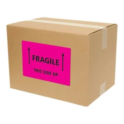 Avery Laser Shipping Labels, 5 1/2" x 8 1/2", Neon Magenta, 200 Labels/Box (5948)* Shipping Labels