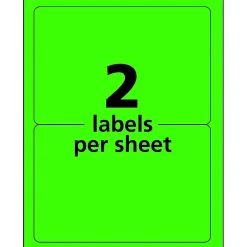 Avery Laser Shipping Labels, 5-1/2