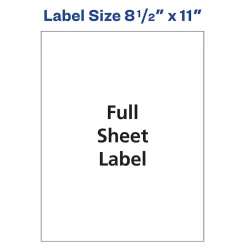 Avery Laser/Inkjet Shipping Labels, 8-1/2