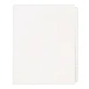Avery Legal Blank Paper Dividers, White Unlaminated Tabs, Letter Size, 25/Pack (11949) Sale
