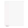 Avery Legal Pre-Printed Paper Dividers, Bottom Tab EXHIBIT A, White, Style, Letter Size, 25/Pack (11940)