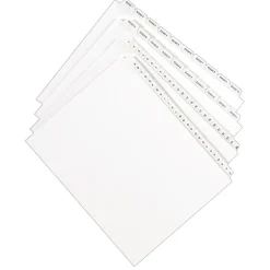 Avery Legal Pre-Printed Paper Divider Collated Set, 101-125 Tabs, White, Allstate Style, Letter Size (01705) Clearance