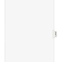 Avery Legal Pre-Printed Paper Dividers, Side Tab EXHIBIT F, White, Style, Letter Size, 25/Pack (01376) New