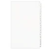 Avery Legal Pre-Printed Paper Divider Collated Set, 1-25 Tabs, White, Style, Legal Size (01430) Discount