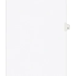 Avery Legal Pre-Printed Paper Dividers, Side Tab #9, White, Style, Letter Size, 25/Pack (11919) Best