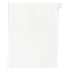 Avery Legal Pre-Printed Paper Dividers, Side Tab #1, White, Allstate Style, Letter Size, 25/Pack (82199) Best