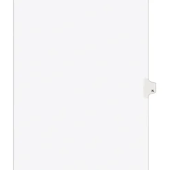 Avery Legal Pre-Printed Paper Dividers, Side Tab N, White, Style, Letter Size, 25/Pack (01414) Discount