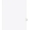 Avery Legal Pre-Printed Paper Dividers, Side Tab R, White, Style, Letter Size, 25/Pack (01418) Clearance