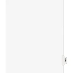 Avery Legal Pre-Printed Paper Dividers, Side Tab EXHIBIT I, White, Style, Letter Size, 25/Pack (01379) Outlet
