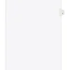 Avery Legal Pre-Printed Paper Dividers, Side Tab #4, White, Style, Letter Size, 25/Pack (11914) Clearance