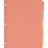 Avery Plain Tab Write-On Paper Dividers, 5 Tabs, Multicolor, 36 Sets/Pack (11508) Discount