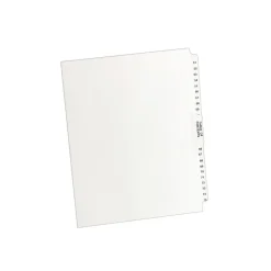 Avery Premium Collated Legal Paper Dividers, 51-75 & Table of Content Tabs, White, Style, Letter Size (11396) Online