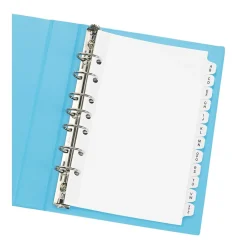 Avery Pre-Printed Mini Paper Dividers, A-Z Tabs, White (11313)