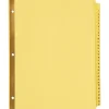 Avery Pre-Printed Paper Dividers with Laminated Tabs, 1-31 Tabs, Buff, Gold Reinforced (11308) Clearance