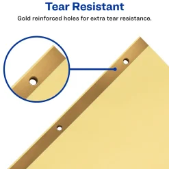 Avery Pre-Printed Paper Dividers with Laminated Tabs, 1-31 Tabs, Buff, Gold Reinforced (11308) Clearance