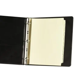 Avery Pre-Printed Paper Dividers with Laminated Tabs, 1-31 Tabs, Buff, Gold Reinforced (11308) Clearance