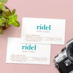 Print-to-the-Edge Business Cards, 2" x 3 1/2", Matte White, 160 Per Pack (5881) Business Cards