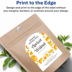 Avery Print-to-the-Edge Laser Arched Labels, 3-1/2