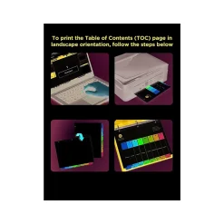 Avery Ready Index Numeric Paper Dividers, 12-Tab, Multicolor, 6/Pack (11196) Sale