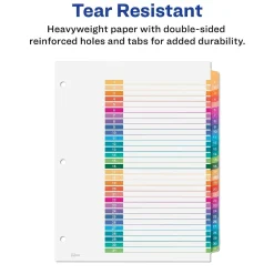 Avery Ready Index Table of Contents Paper Dividers, 1-31 Tabs, Multicolor, 6 Sets/Pack (11831) Sale