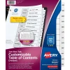 Avery Ready Index Table of Contents Pre-Printed Monthly Paper Divider, Jan-Dec, Multicolor, 6 Sets (11830) Clearance