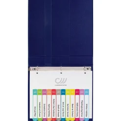 Avery Ready Index Table of Contents Paper Dividers, 1-12 Tabs, Contemporary Multicolor (11847) New