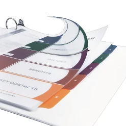 Avery Ready Index Table of Contents Plastic Dividers, 1-5 Tabs, Multicolor (11816) Outlet
