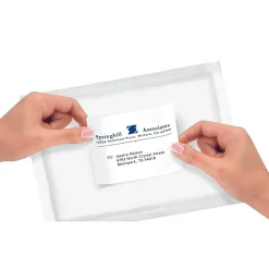 Avery Repositionable Inkjet Shipping Labels, 3-1/3