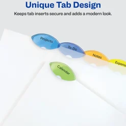 Avery Style Edge Insertable Plastic Dividers with Pocket, 5 Tabs, Multicolor (11292) Best