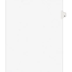 Avery Style Individual Legal Divider, Tab E, 8.5" x 11", White, 25/Set (01405) Discount